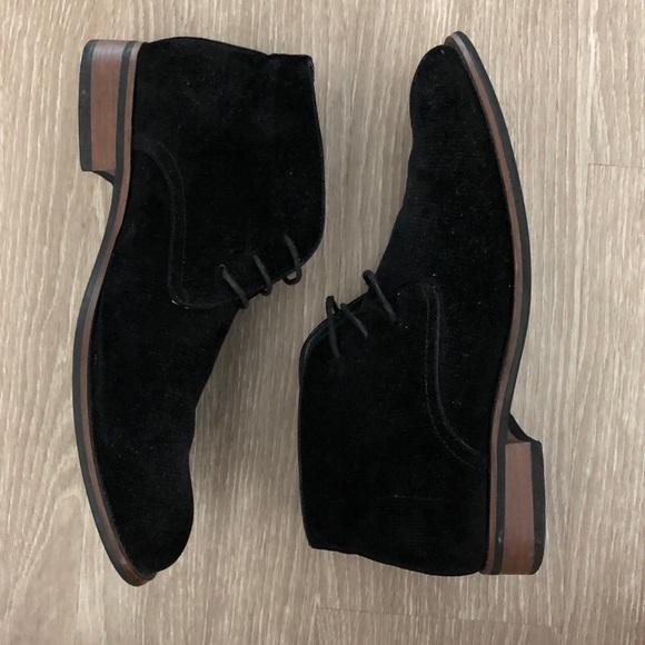 Other - Black suede dress boots